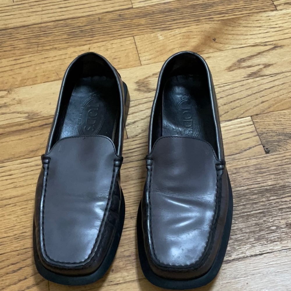 Tod’s Loafers Metallic Driving Shoe